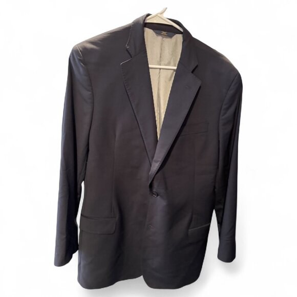 Brooks Brothers 346 Mens Wool Blend Explorer Fitzgerald Fit Blazer 43R Blue - Picture 1 of 8